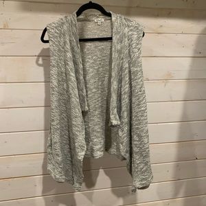 Splendid | Grey Knit Vest Cardigan